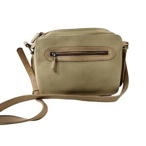 Liz Claiborne Accessories Sand Crossbody Purse Shoulder Bag Zippered Classiccore